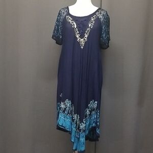 Highness NYC Beach Boho Dress Cover Up‎ Sm/Lg OS